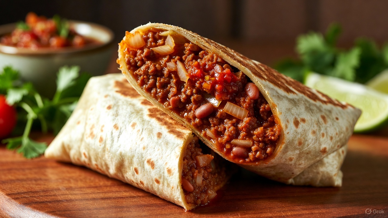 בוריטו צ'ילי בקר